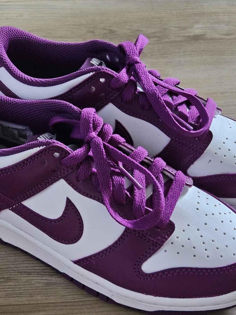 Nike Dunk Low Viotech White Purple GS Shoes Youth Size 5
